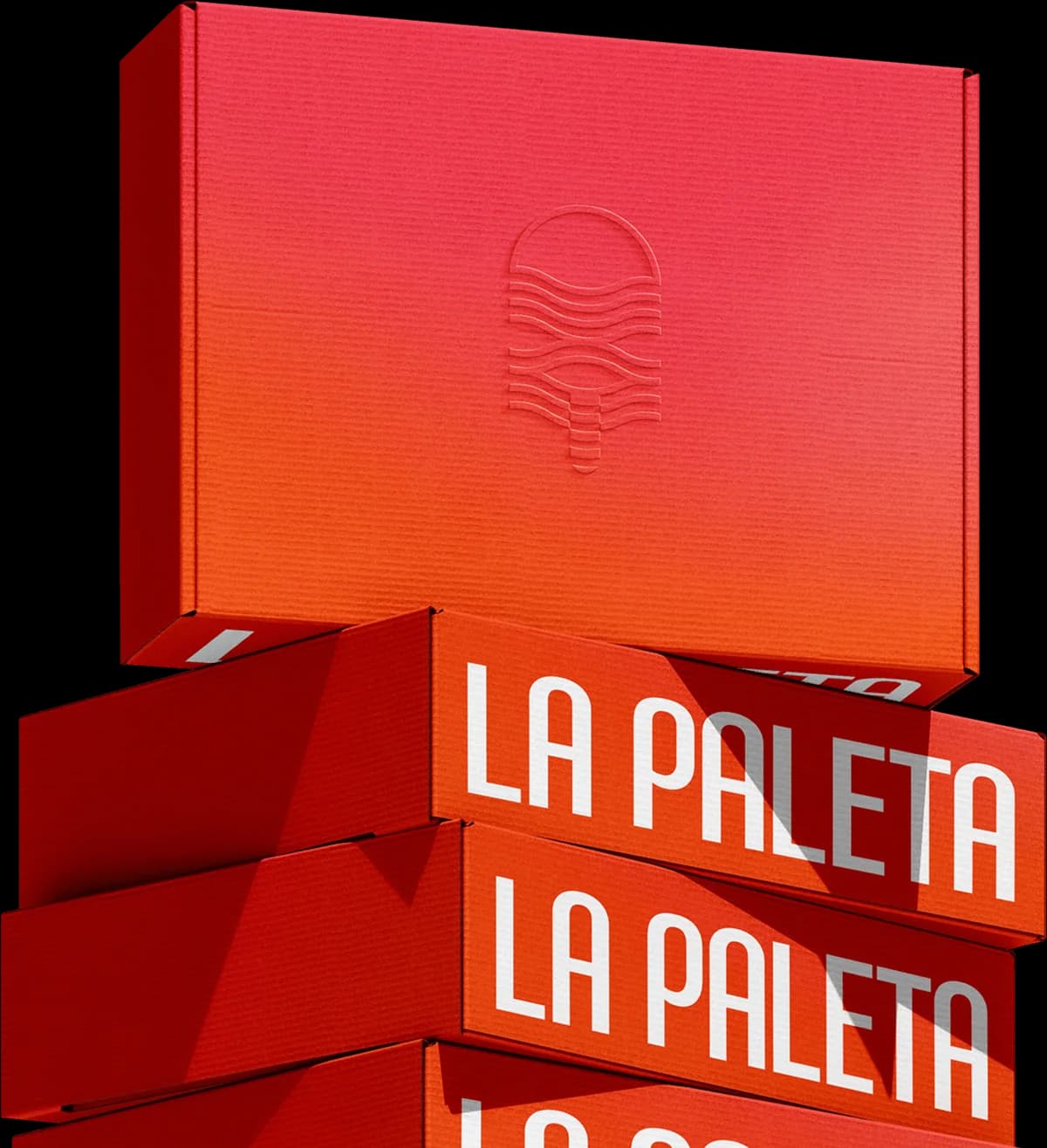 Stack of LA PALETA subscription boxes